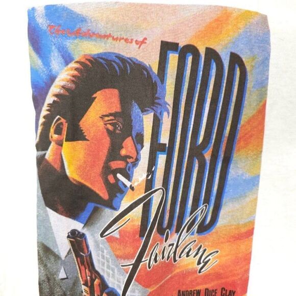 Ford Fairline T Shirt Mens Size Large Vintage 80s 1989 SIGNED By Wayne Newton - Picture 2 of 8